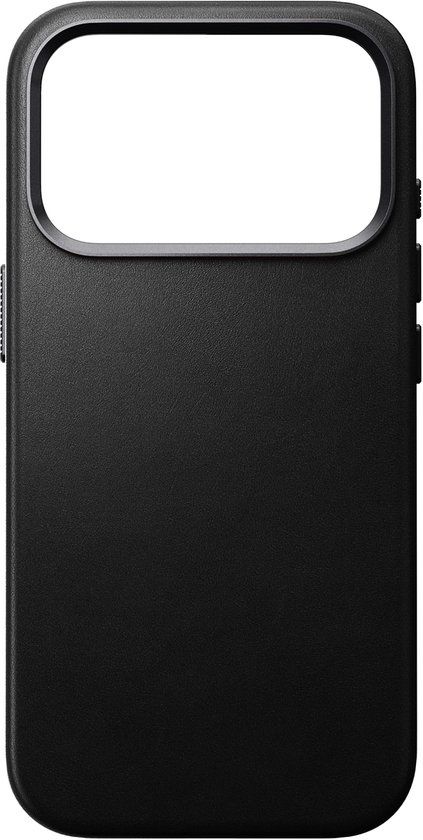 Nomad Traditional Lederen Hoesje iPhone 17 Pro – Compatibel met MagSafe – Zwart