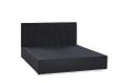 Atlantic Home Collection Boxbed ALVA zonder matras of topper, zwart, 160 x 200 cm