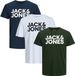 Jack & Jones Heren t-shirt 3 pack Corp