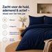 Komfortec Premium Dekbedovertrek 135x200 cm + Kussensloop 80x80 cm - 100% Microvezel - Blauw