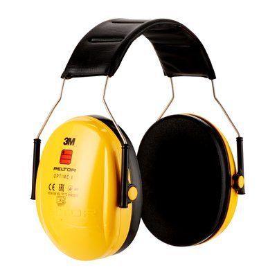 3M Peltor Optime H510A Gehoorkap - Geel/Zwart - SNR 27 dB