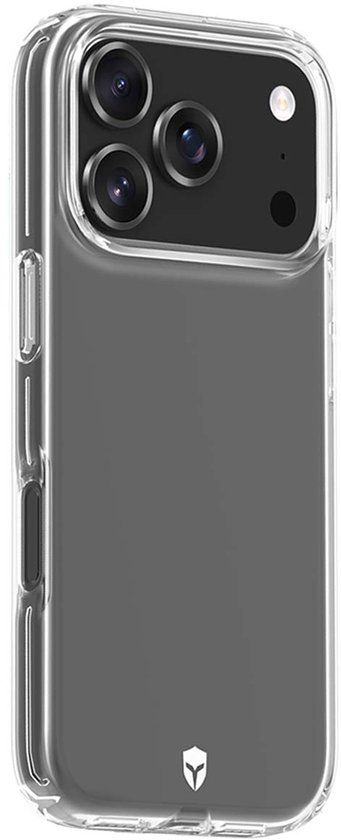 Force Case Hoesje geschikt voor iPhone 17 Pro Max - FEEL Series Versterkt Tryax System, Transparant