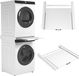 Wasophoogte® Tussenstuk wasmachine droger - Stapelkit wasmachine droger - Tussenkader XL - Wit