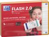Oxford Flash 2.0 Flashcards A6 gelijnd oranje pak 80 kaartjes
