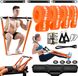 Merkloos Weerstandsbanden set met fitnessstang, afneembare handgrepen en deuranker voor krachttraining thuis