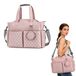 Dravon B.V. Grande capacité Sac à langer pour bébé avec pochette pour sucette pour bébés - Rose