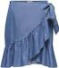 ONLY ONLBEA SOFIA WRAP DNM SKIRT BJ Dames Rokken Blauw S