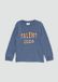 s.Oliver - Kinderen - Top met lange mouwen en letters - Blauw