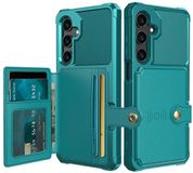 Selected by GSMpunt.nl Portemonnee Hoesje Geschikt voor Samsung Galaxy A16 - Back Cover met Pasjeshouder - Groen