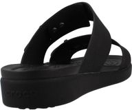 Crocs Brooklyn Buckle Low Dames Sandalen Zwart