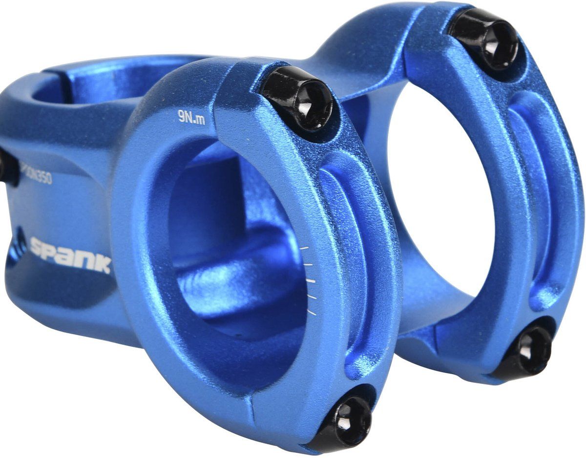 Spank Stuurpen Spoon 350, 35 mm 45 mm, blauw, uniseks