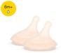 Suavinex Zero.Zero™ Light Flesspenen – Snel Doorstroom (L) – Beige – Vanaf 6m+ – 2 Stuks