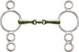 HKM Pessoabit argentaan 16 mm met edelstaalringen