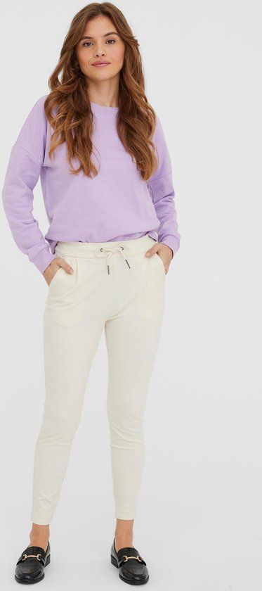 Vero Moda VMEVA MR LOOSE STRING Broek Dames - Birch - Maat XL x L32