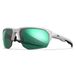 Wiley X Jakl Lunettes de soleil polarisées Blanc Vert Unisexe Adultes