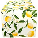 DII Lemon Bliss Katoenen Tafelloper 14x72