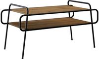 vidaXL Salontafel Artisanaal eiken 100 x 50 x 51 cm Bewerkt hout