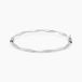Nathael Bracelet jonc argent blanc