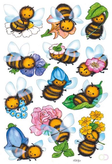 Herma 3569 DECOR etiketten grappige bijen - 175 Stickers