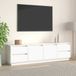 Maison Exclusive - meuble TV, blanc, 176x37x47,5 cm, pin massif