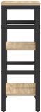 vidaXL Boekenplank 2-laags Sonoma Eiken Hout