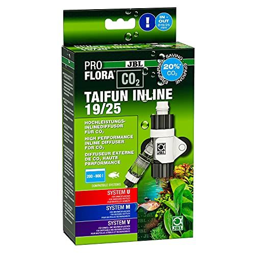 JBL PROFLORA CO2 TAIFUN INLINE 19/25 CO2-diffuser, met bellenteller en terugloopbeveiliging, voor aquaria van 200-800 l