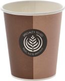 Q-Connect Drinkbeker Coffee To Go, Karton, 200 ml, 80 Stuks