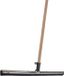 Betra Vloertrekker/douchetrekker - metaal/rubber - 60 cm - met houten steel 130 cm