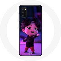 Maniacase Hoesje voor Oppo A16 BTS TinyTAN Jin Animatie