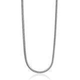 Zinzi 42cm zilveren slangen collier 1,5mm breed ZISL15-42