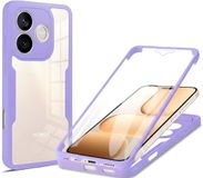 Techsuit Hoesje geschikt voor HONOR 600 Lite - ColorVerse 360 Case met Screenprotector - Paars