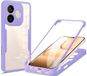 Techsuit Hoesje geschikt voor HONOR 600 Lite - ColorVerse 360 Case met Screenprotector - Paars