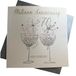 White Cotton Cards Fluiten Happy Anniversary 'Platinum' 70 Jaar Handgemaakte Jubileumkaart, Wit, BD170, 16cm X 16 cm