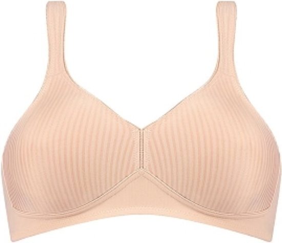 Triumph Modern Soft + Cotton N Dames Beugelloze beha - Wit - Maat 100D