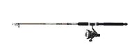 Mitchell Tanager Camo II Tele Spin Combo, telescopische hengel en haspel spinning combo, ideaal voor beginners of incidentele vissers, roofdiervissen, snoek/baars/snoekbaars, groene camo, 1,8 m | 5-15