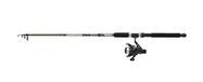 Mitchell Tanager Camo II Tele Spin Combo, telescopische hengel en haspel spinning combo, ideaal voor beginners of incidentele vissers, roofdiervissen, snoek/baars/snoekbaars, groene camo, 1,8 m | 5-15