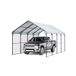 VEVOR Garage de tente, 3,6x6x3,15 m Tente de garage, Abri d'auto avec cadre et toit en acier galvanisé, Tente de voiture avec parois latérales amovibles, Remise à voitures, Abri polyvalent pour pick-up, bateaux, voitures et tracteurs