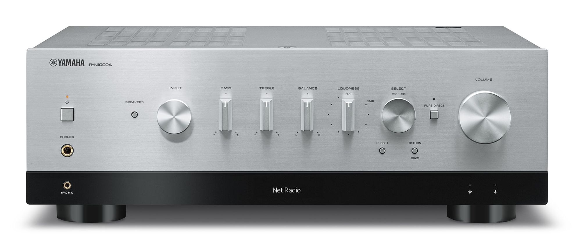 Yamaha R-N1000A Stereo Versterker Zilver | HDMI | Streaming