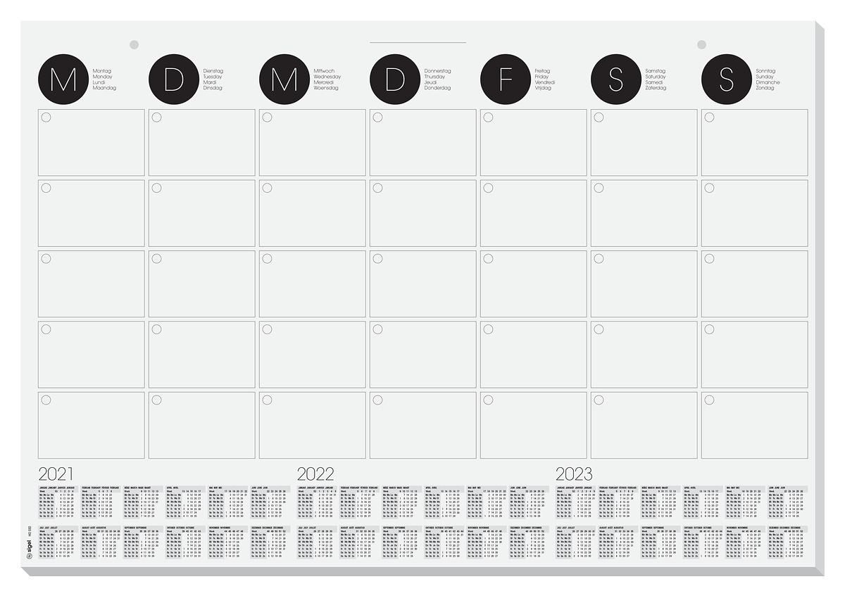 Sigel HO550 Bureaulegger - grijs - papier - 59,5 x 41 cm