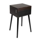 Victrola Liberty – Bluetooth-platenspeler – 5-in-1 draaitafel met Vinyl Stream, FM-radio, USB-weergave, ingebouwde luidsprekers, te gebruiken als staand of tafelmodel (Espresso)