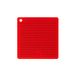 Mastrad Pannenlap, siliconen onderzetter mat met antislipgrip, vaatwasmachinebestendig, flexibel, hot pads, potopeners en coaters, rood - F83415