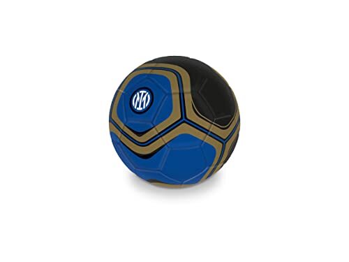 Mondo Toys - Voetbal genaaid Inter Pro - Maat 2 - 150 g - Zwart / Lichtblauw - 13403