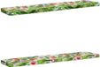 vidaXL - 2-delige Bankkussens VUGHT - 2 st - 100% Polyester - Meerkleurig
