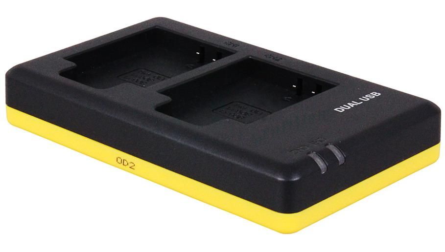 Duo oplader voor Olympus Li90B camera accu's (compatible)