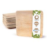 GREENBOX Palmware Palmbladborden, Rechthoekig, 20 x 20 cm, 25 stuks