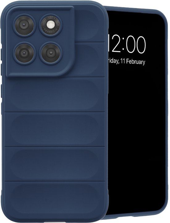 imoshion EasyGrip Backcover voor de Motorola Moto G77 - Donkerblauw