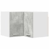 vidaXL Hangkast Beton Grijs en Wit 57 x 57 x 40 cm Bewerkt hout