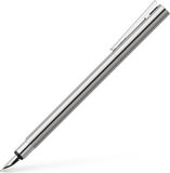 Faber-Castell Vulpen NEO Slim glanzend RVS F