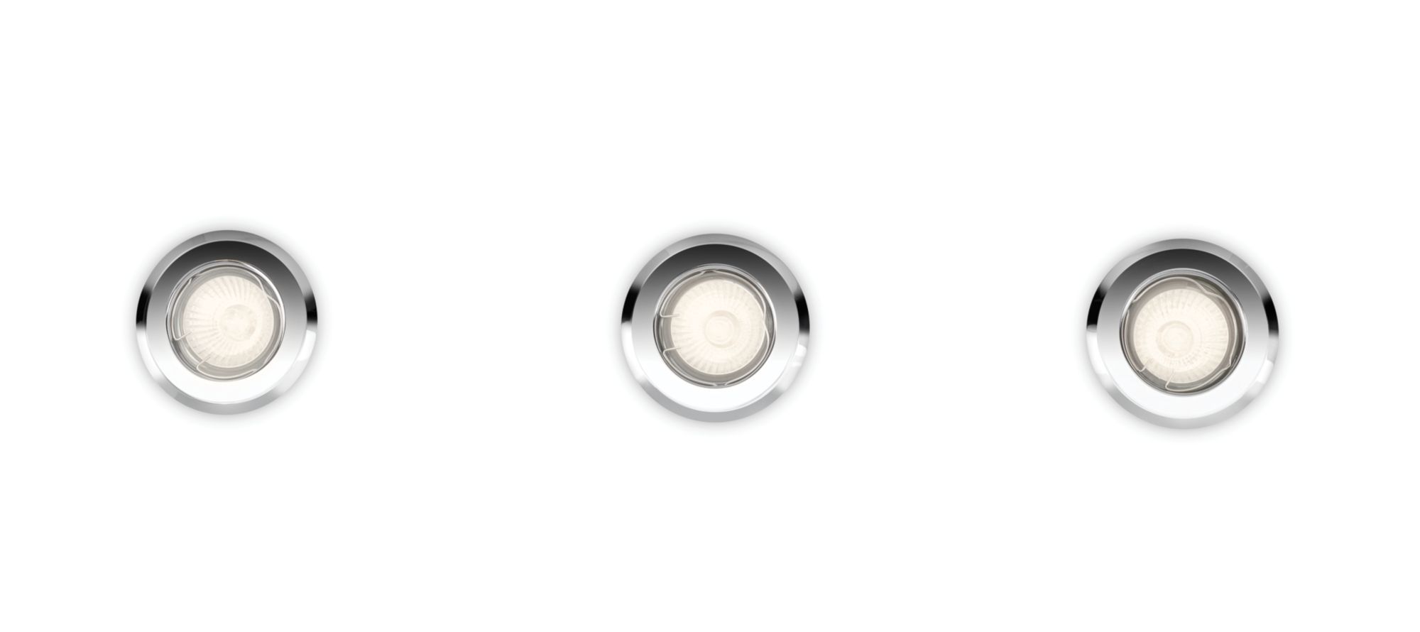 Philips Enif - Recessed Spot Light - Matt Chrome - GU10