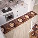 PETTI Artigiani Italiani - Keukentapijt, loper voor keuken, antislip en wasbaar, 52 x 180 cm, design koffie 2, 100% Made in Italy
